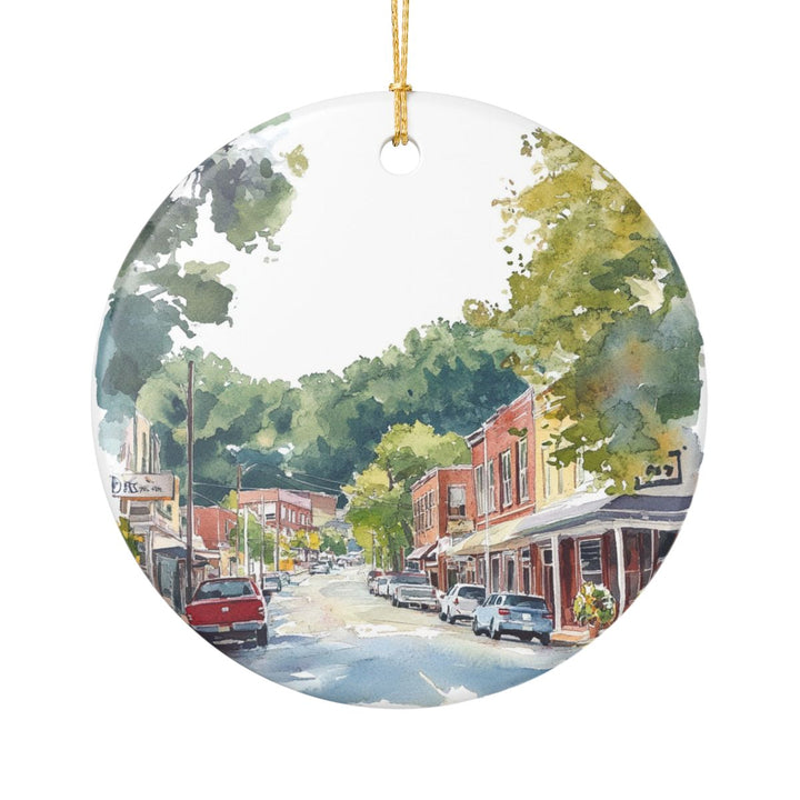Saluda North Carolina USA Ornament: Unique Saluda Souvenir, Saluda North Carolina Xmas Decor, and Authentic Saluda Gift