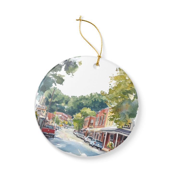Saluda North Carolina USA Ornament: Unique Saluda Souvenir, Saluda North Carolina Xmas Decor, and Authentic Saluda Gift
