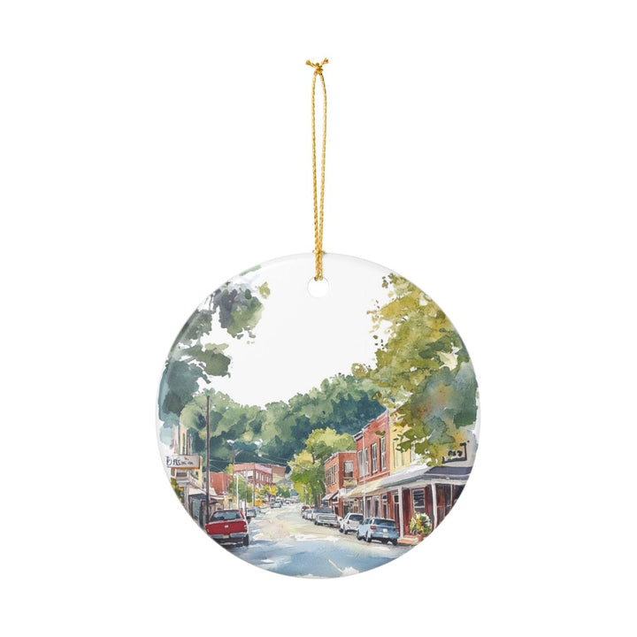 Saluda North Carolina USA Ornament: Unique Saluda Souvenir, Saluda North Carolina Xmas Decor, and Authentic Saluda Gift