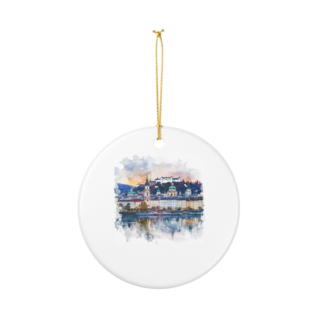 Salzburg Austria Ornament: Unique Salzburg Souvenir, Salzburg Austria Xmas Decor, and Authentic Salzburg Gift