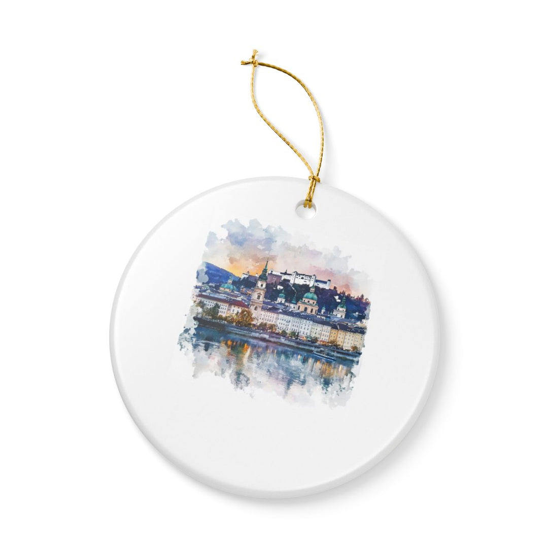 Salzburg Austria Ornament: Unique Salzburg Souvenir, Salzburg Austria Xmas Decor, and Authentic Salzburg Gift