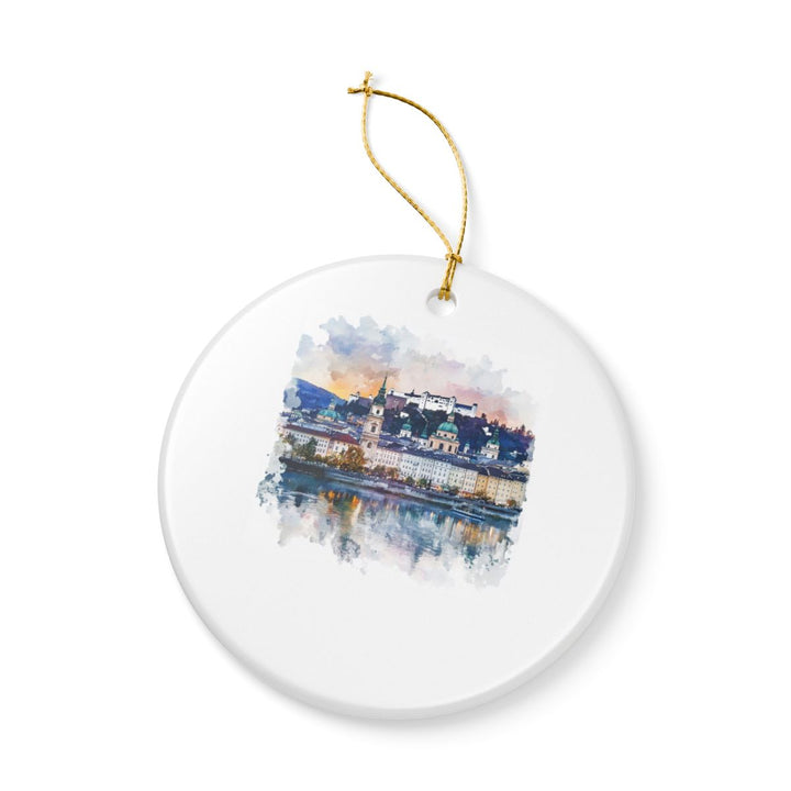 Salzburg Austria Ornament: Unique Salzburg Souvenir, Salzburg Austria Xmas Decor, and Authentic Salzburg Gift
