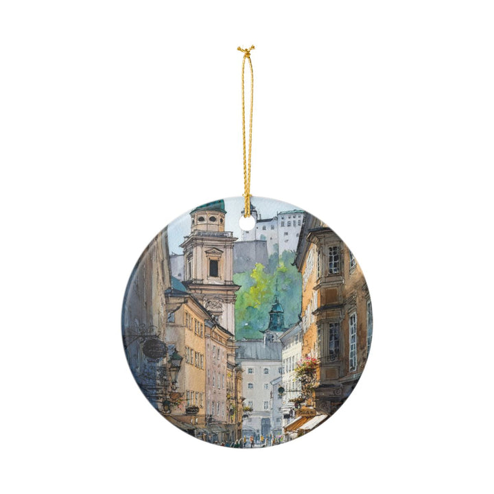 Salzburg Austria Ornament: Unique Salzburg Souvenir, Salzburg Austria Xmas Decor, and Authentic Salzburg Gift