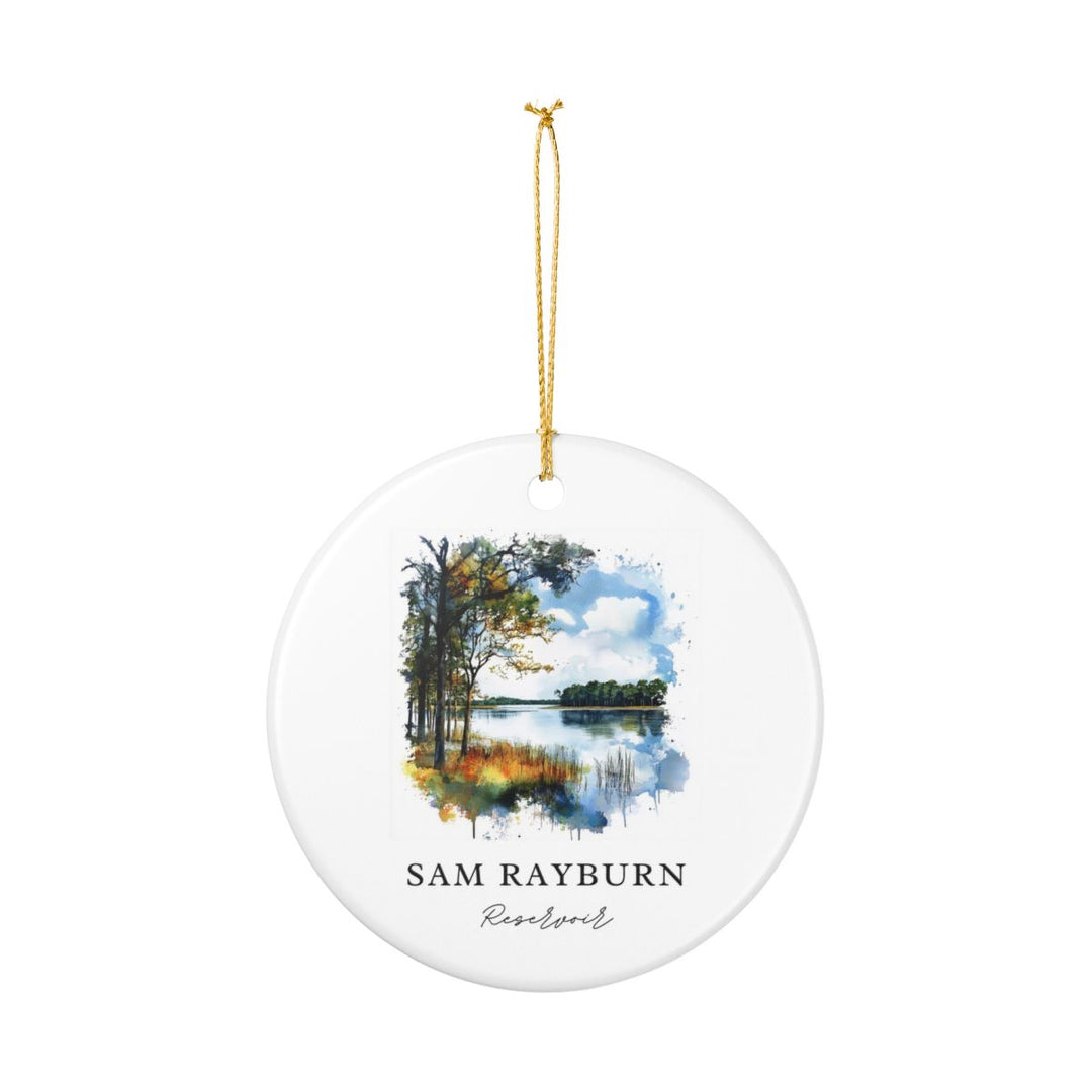 Sam Rayburn Reservoir Texas USA Ornament: Unique Sam Rayburn Reservoir Souvenir, Sam Rayburn Reservoir Texas Xmas Decor