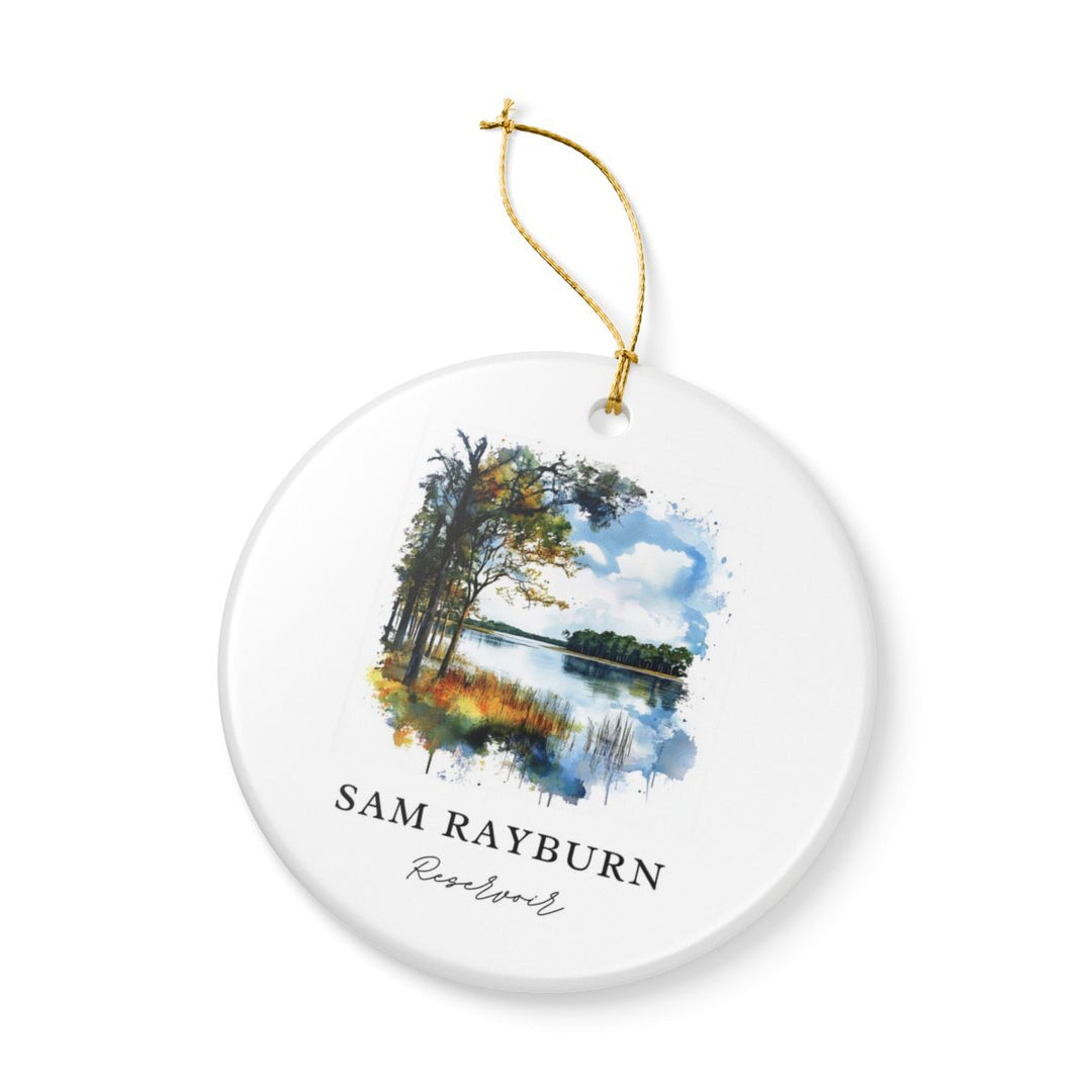 Sam Rayburn Reservoir Texas USA Ornament: Unique Sam Rayburn Reservoir Souvenir, Sam Rayburn Reservoir Texas Xmas Decor