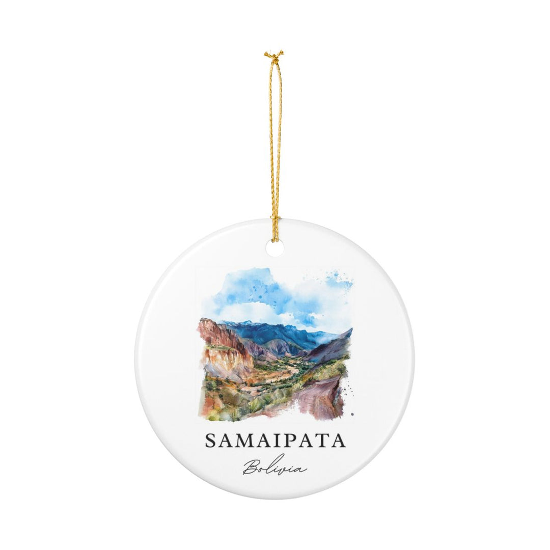 Samaipata Ornament: Unique Samaipata Souvenir, Samaipata Xmas Decor, and Authentic Samaipata Gift