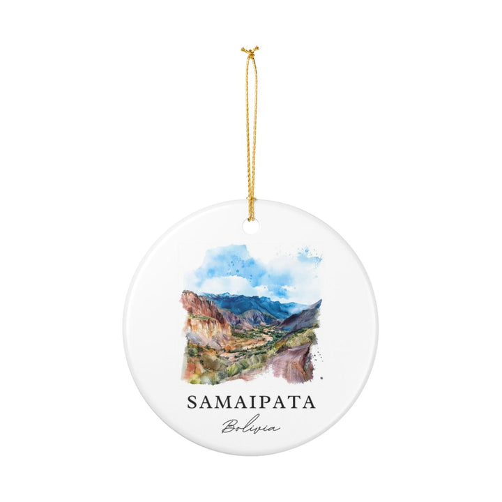 Samaipata Ornament: Unique Samaipata Souvenir, Samaipata Xmas Decor, and Authentic Samaipata Gift