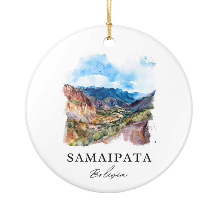 Samaipata Ornament: Unique Samaipata Souvenir, Samaipata Xmas Decor, and Authentic Samaipata Gift