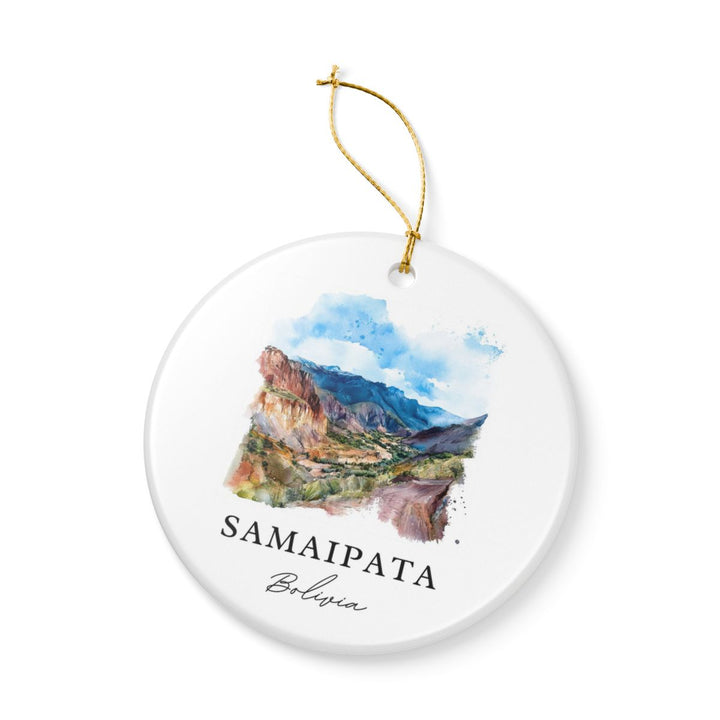 Samaipata Ornament: Unique Samaipata Souvenir, Samaipata Xmas Decor, and Authentic Samaipata Gift
