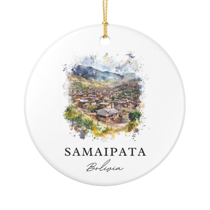 Samaipata Ornament: Unique Samaipata Souvenir, Samaipata Xmas Decor, and Authentic Samaipata Gift