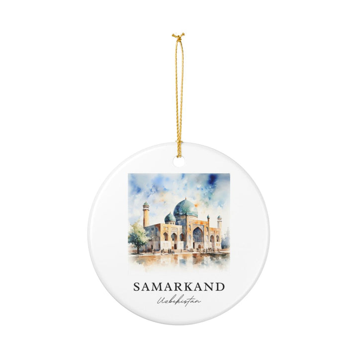 Samarkand Uzbekistan Ornament | Christmas Travel Souvenir Gift