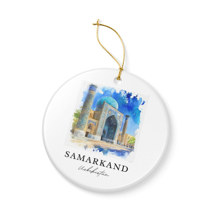 Samarkand Uzbekistan Ornament | Christmas Travel Souvenir Gift