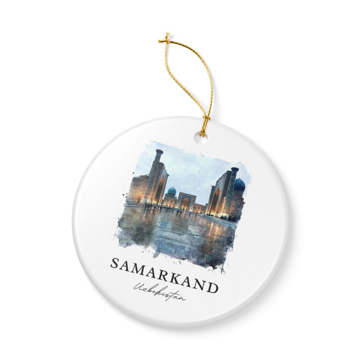 Samarkand Uzbekistan Ornament | Christmas Travel Souvenir Gift