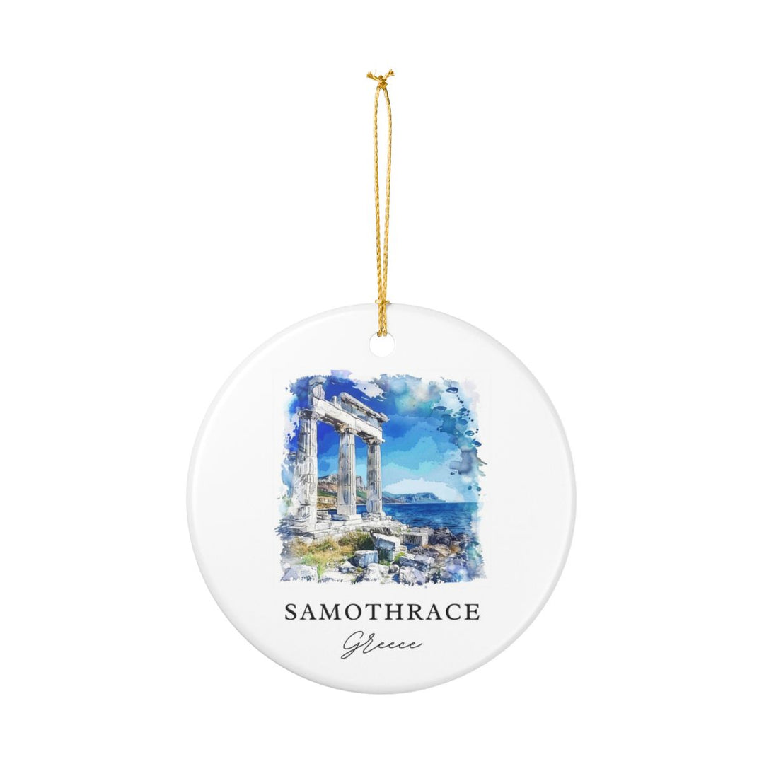 Samothrace Greece Ornament: Unique Samothrace Souvenir, Samothrace Greece Xmas Decor, and Authentic Samothrace Gift