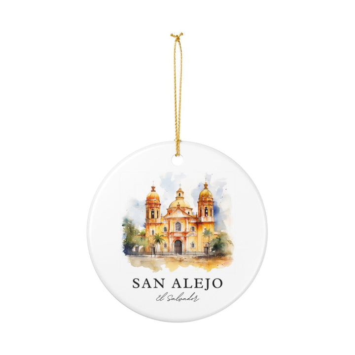 San Alejo El Salvador Ornament: Unique San Alejo El Salvador Souvenir, San Alejo El Salvador Xmas Decor, and Authentic San Alejo El Salvador Gift