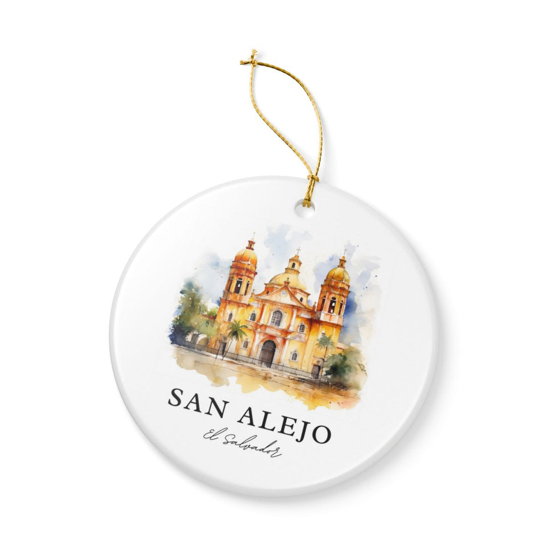 San Alejo El Salvador Ornament: Unique San Alejo El Salvador Souvenir, San Alejo El Salvador Xmas Decor, and Authentic San Alejo El Salvador Gift