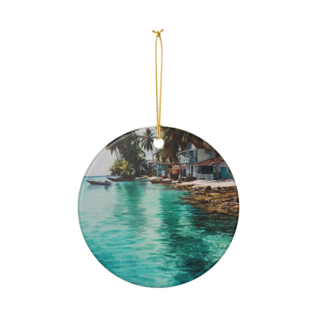 San Andrés Colombia Ornament: Unique San Andrés Souvenir, San Andrés Colombia Xmas Decor, and Authentic San Andrés Gift