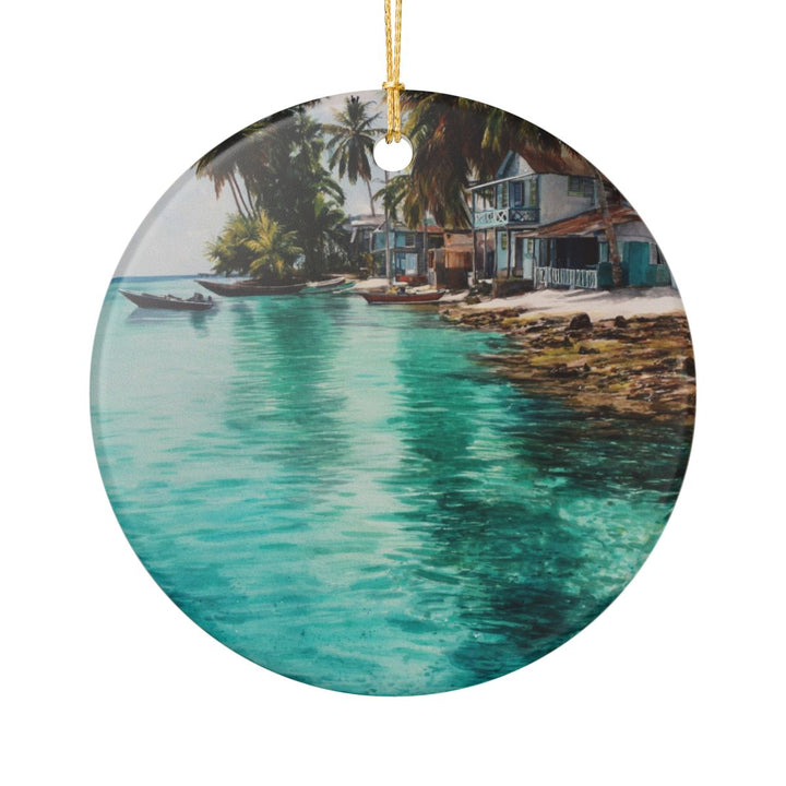 San Andrés Colombia Ornament: Unique San Andrés Souvenir, San Andrés Colombia Xmas Decor, and Authentic San Andrés Gift