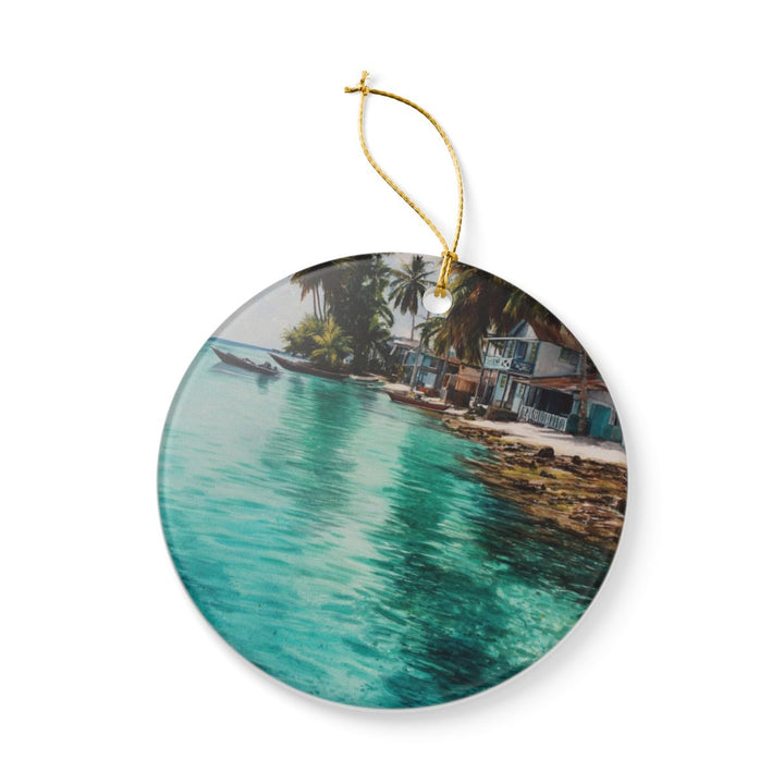 San Andrés Colombia Ornament: Unique San Andrés Souvenir, San Andrés Colombia Xmas Decor, and Authentic San Andrés Gift