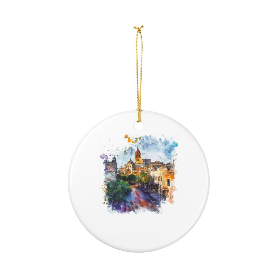 San Antonio Texas Ornament: Unique San Antonio Souvenir, San Antonio Texas Xmas Decor, and Authentic San Antonio Gift