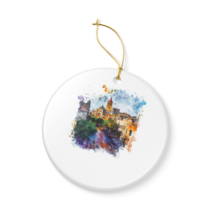 San Antonio Texas Ornament: Unique San Antonio Souvenir, San Antonio Texas Xmas Decor, and Authentic San Antonio Gift