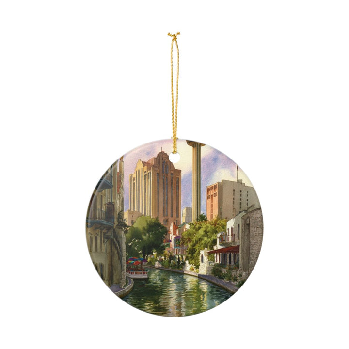 San Antonio Texas Ornament: Unique San Antonio Souvenir, San Antonio Texas Xmas Decor, and Authentic San Antonio Gift