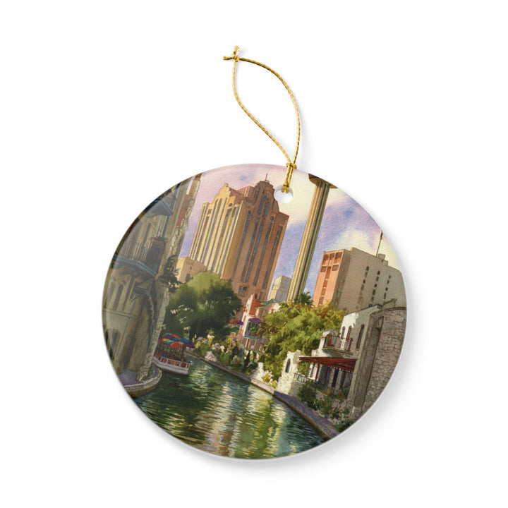 San Antonio Texas Ornament: Unique San Antonio Souvenir, San Antonio Texas Xmas Decor, and Authentic San Antonio Gift