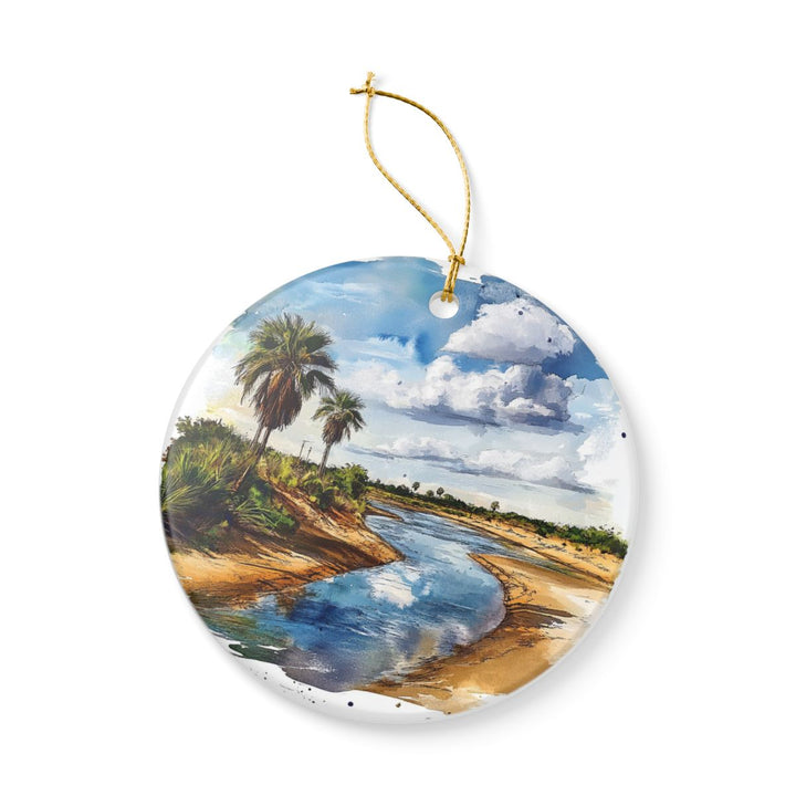 San Cosme Y Damián Paraguay Ornament: Unique San Cosme Y Damián Paraguay Souvenir, San Cosme Y Damián Paraguay Xmas Decor