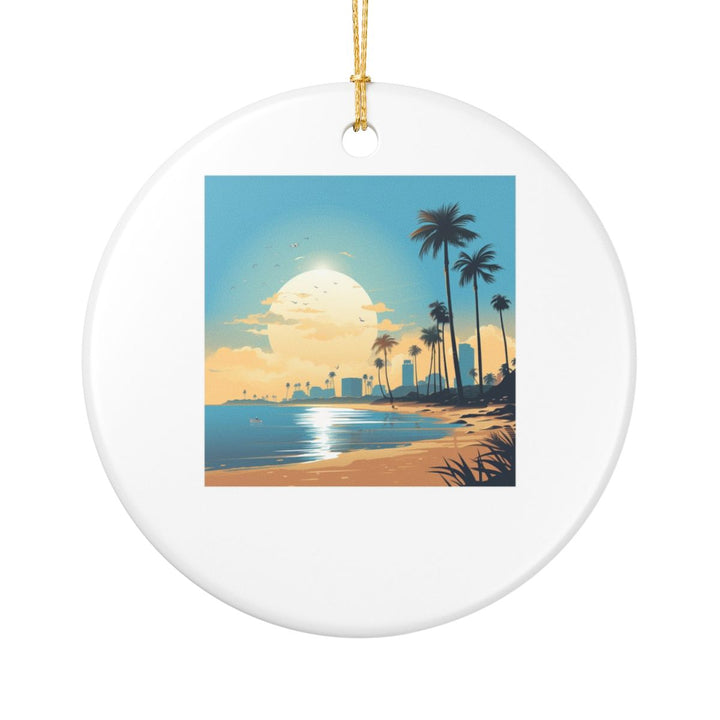 San Diego California USA Ornament: Unique San Diego Souvenir, San Diego California Xmas Decor, and Authentic San Diego Gift
