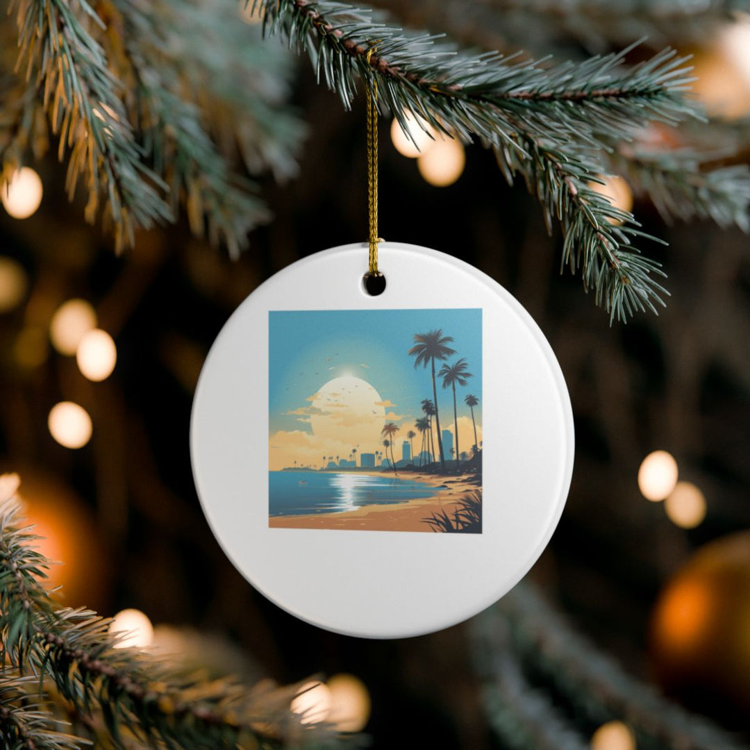 San Diego California USA Ornament: Unique San Diego Souvenir, San Diego California Xmas Decor, and Authentic San Diego Gift