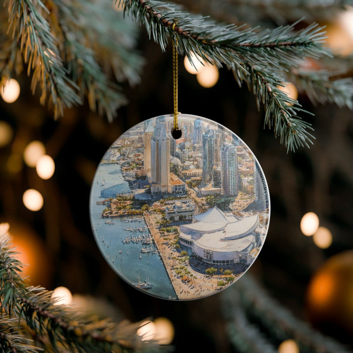 San Diego California USA Ornament: Unique San Diego Souvenir, San Diego California Xmas Decor, and Authentic San Diego Gift