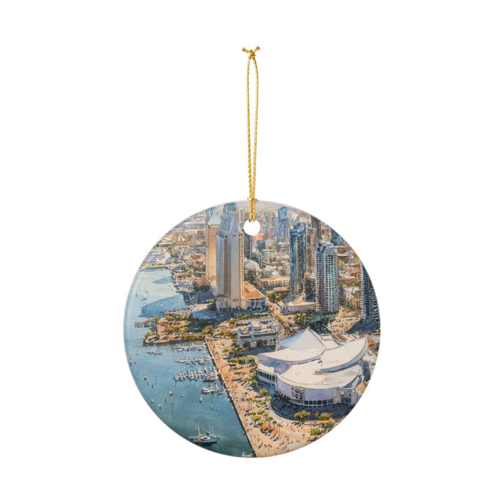 San Diego California USA Ornament: Unique San Diego Souvenir, San Diego California Xmas Decor, and Authentic San Diego Gift