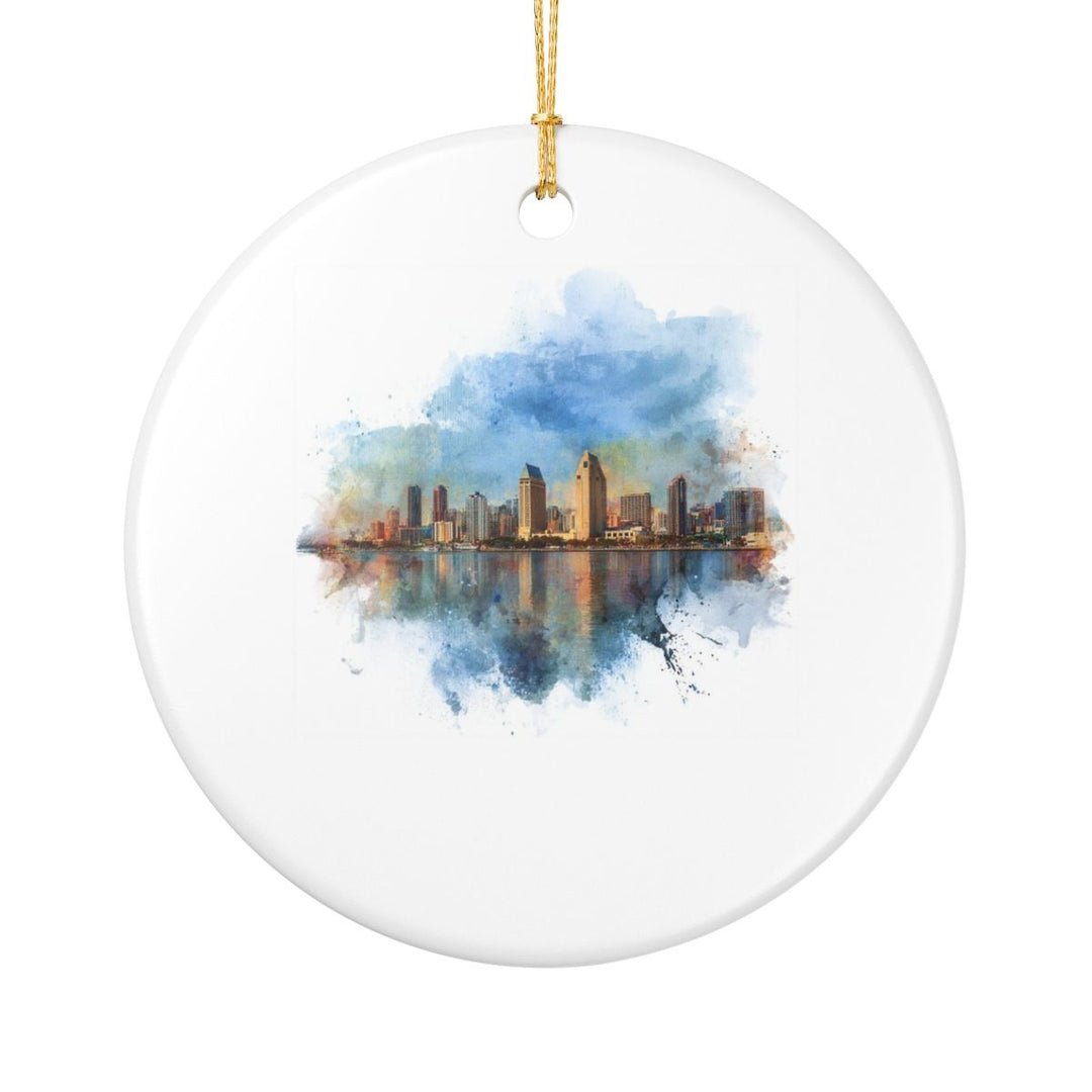 San Diego California USA Ornament: Unique San Diego Souvenir, San Diego California Xmas Decor, and Authentic San Diego Gift