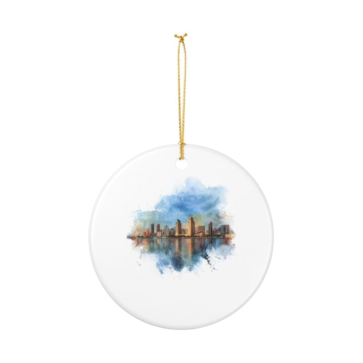 San Diego California USA Ornament: Unique San Diego Souvenir, San Diego California Xmas Decor, and Authentic San Diego Gift
