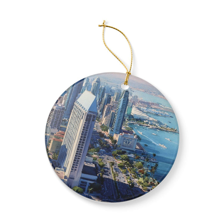 San Diego California USA Ornament: Unique San Diego Souvenir, San Diego California Xmas Decor, and Authentic San Diego Gift