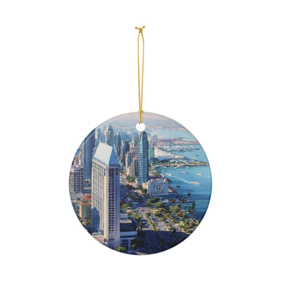 San Diego California USA Ornament: Unique San Diego Souvenir, San Diego California Xmas Decor, and Authentic San Diego Gift