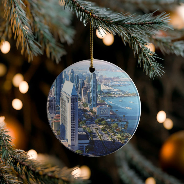 San Diego California USA Ornament: Unique San Diego Souvenir, San Diego California Xmas Decor, and Authentic San Diego Gift