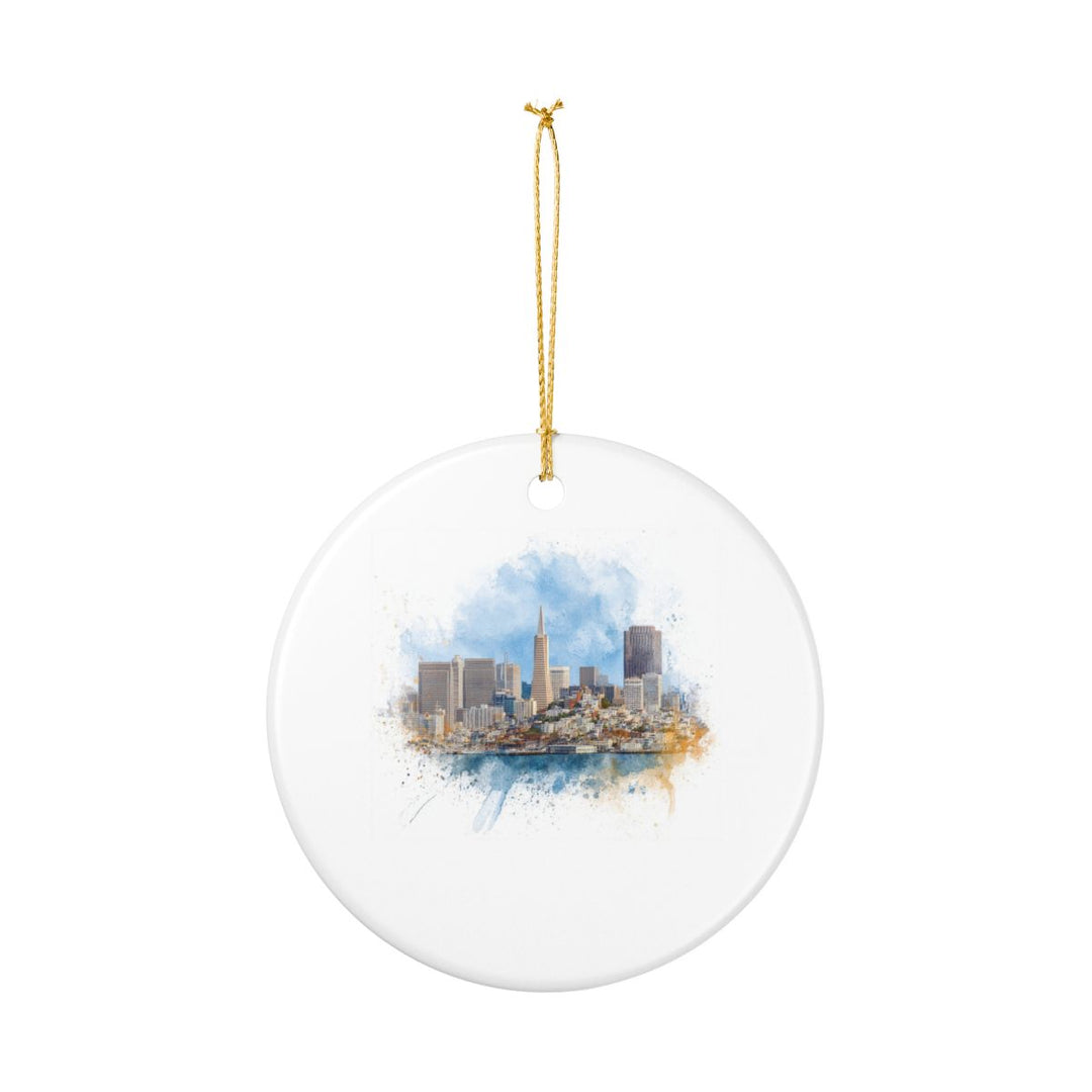 San Francisco USA Ornament: Unique San Francisco Souvenir, San Francisco USA Xmas Decor, and Authentic San Francisco Gift