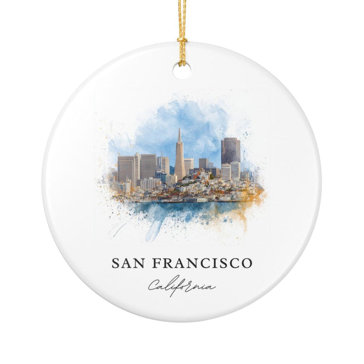 San Francisco California Ornament | Christmas Travel Souvenir Gift