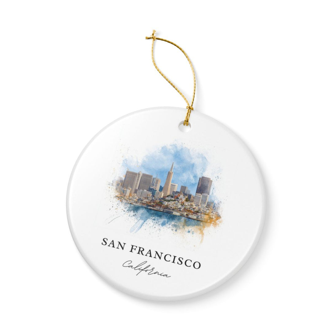 San Francisco California Ornament | Christmas Travel Souvenir Gift