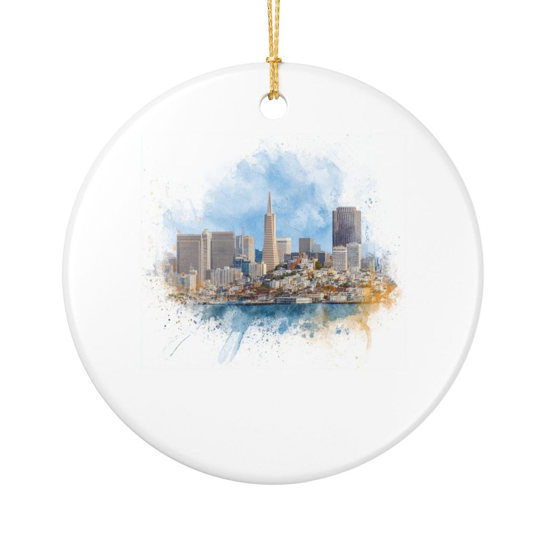 San Francisco USA Ornament: Unique San Francisco Souvenir, San Francisco USA Xmas Decor, and Authentic San Francisco Gift
