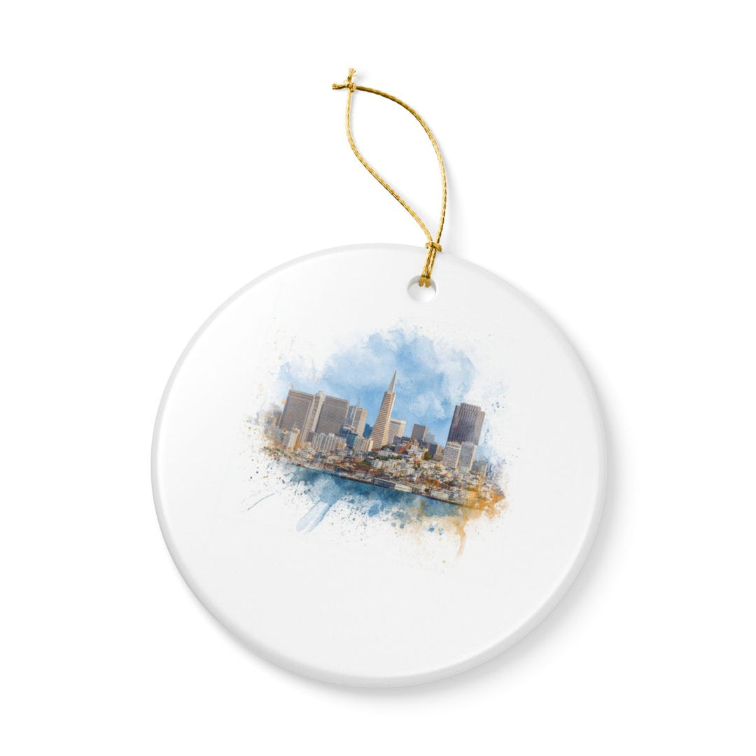 San Francisco USA Ornament: Unique San Francisco Souvenir, San Francisco USA Xmas Decor, and Authentic San Francisco Gift
