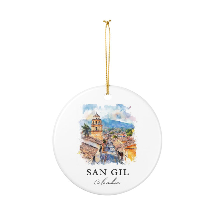 San Gil Colombia Ornament: Unique San Gil Colombia Souvenir, San Gil Colombia Xmas Decor, and Authentic San Gil Colombia Gift