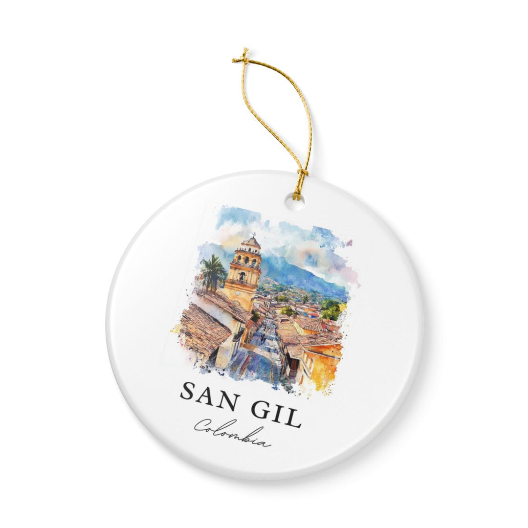 San Gil Colombia Ornament: Unique San Gil Colombia Souvenir, San Gil Colombia Xmas Decor, and Authentic San Gil Colombia Gift