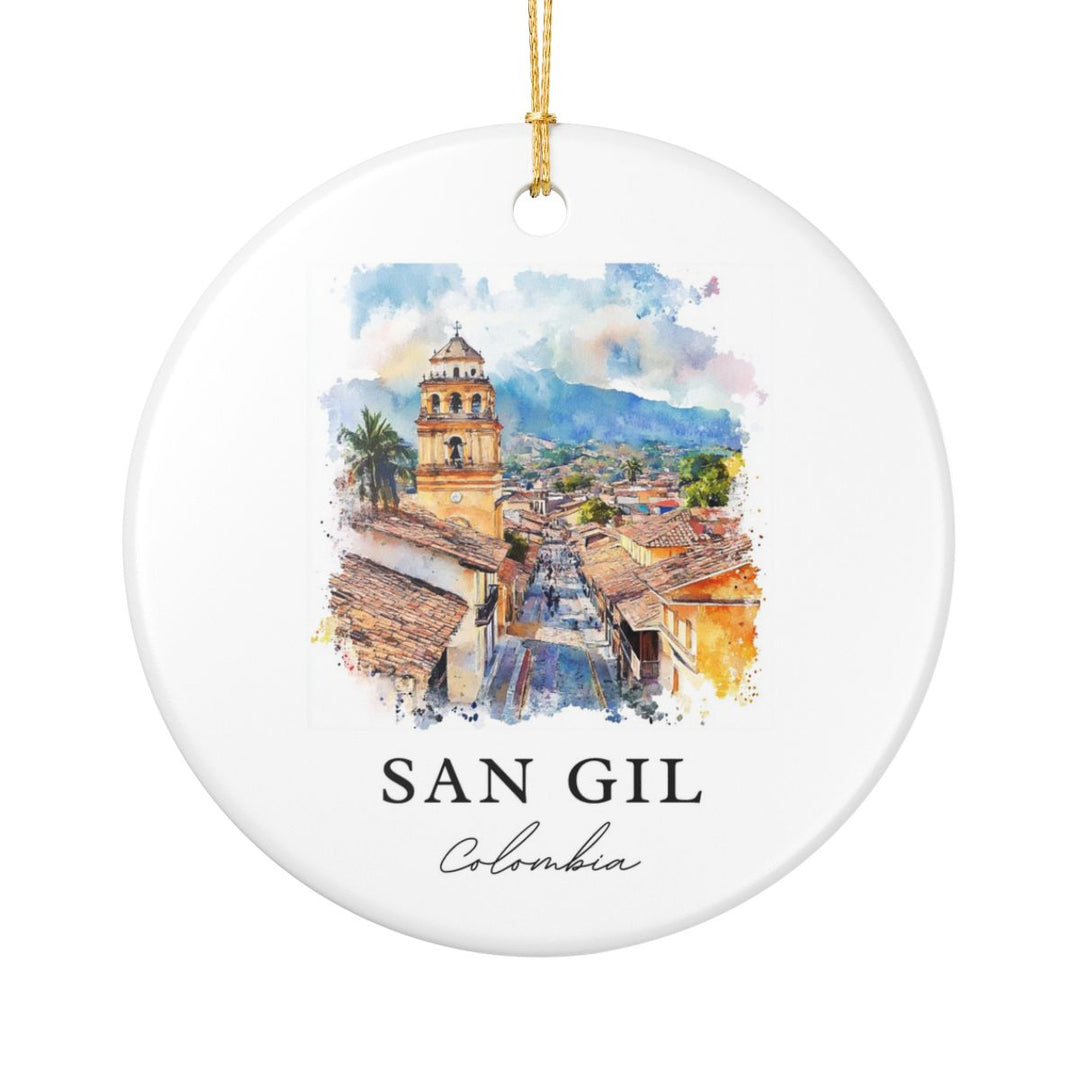 San Gil Colombia Ornament: Unique San Gil Colombia Souvenir, San Gil Colombia Xmas Decor, and Authentic San Gil Colombia Gift