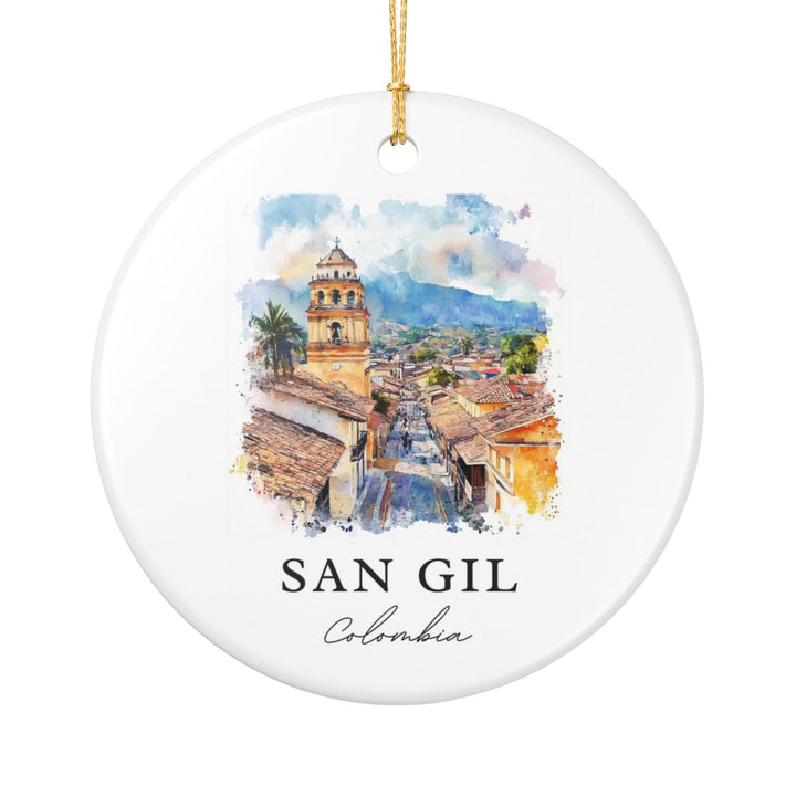 San Gil Colombia Ornament: Unique San Gil Colombia Souvenir, San Gil Colombia Xmas Decor, and Authentic San Gil Colombia Gift