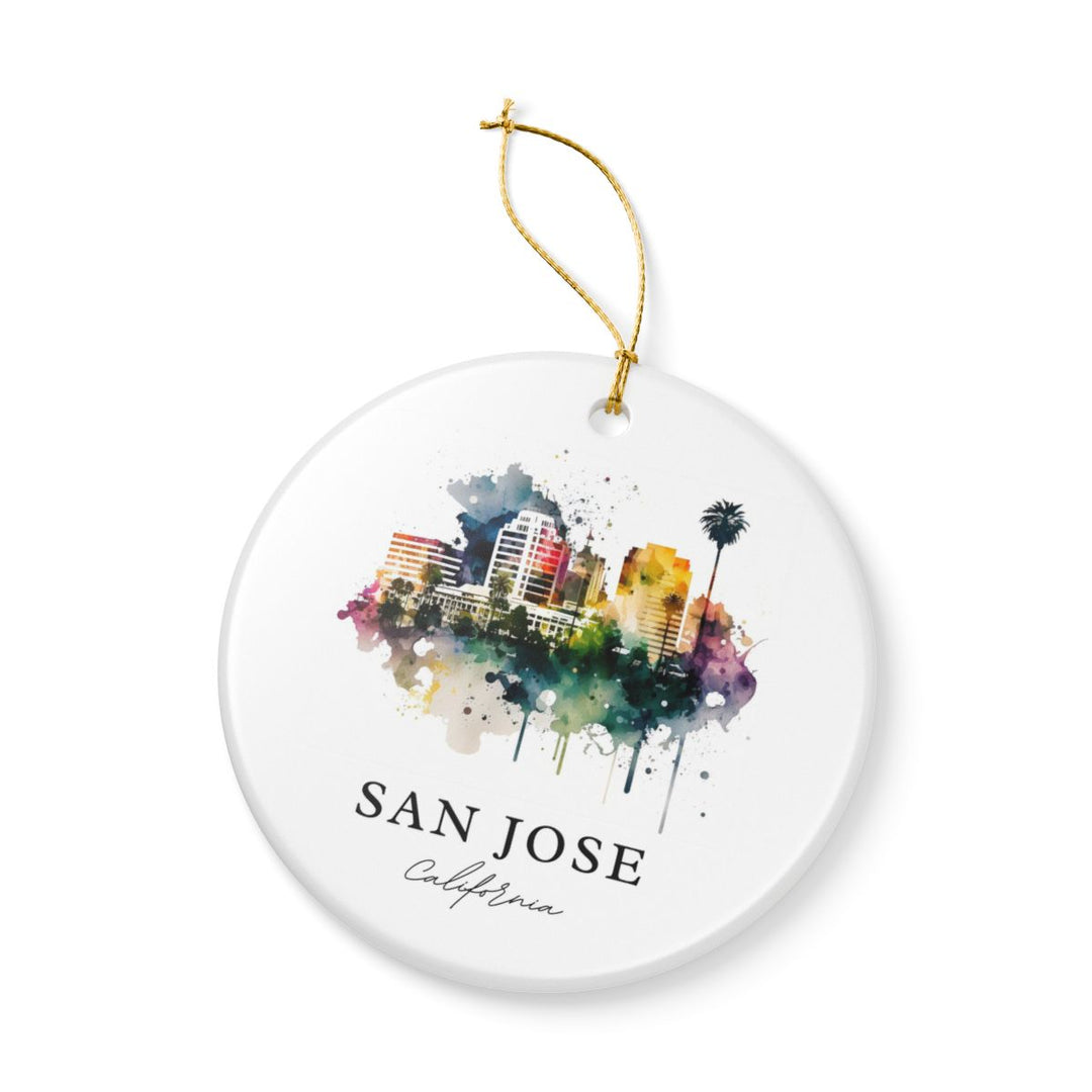 San Jose California Ornament: Unique San Jose California Souvenir, San Jose California Xmas Decor, and Authentic San Jose California Gift