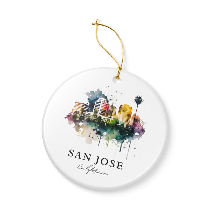 San Jose California Ornament: Unique San Jose California Souvenir, San Jose California Xmas Decor, and Authentic San Jose California Gift
