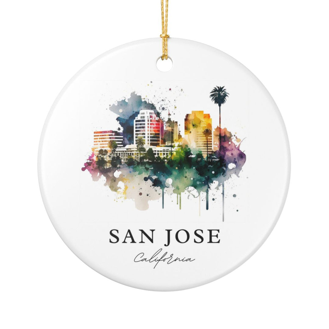 San Jose California Ornament: Unique San Jose California Souvenir, San Jose California Xmas Decor, and Authentic San Jose California Gift