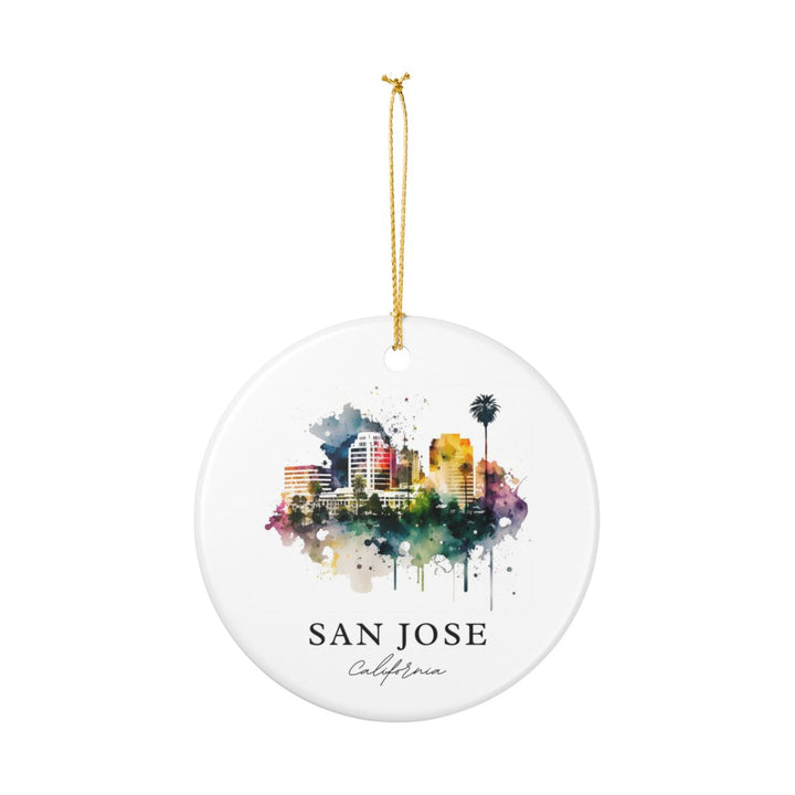 San Jose California Ornament: Unique San Jose California Souvenir, San Jose California Xmas Decor, and Authentic San Jose California Gift